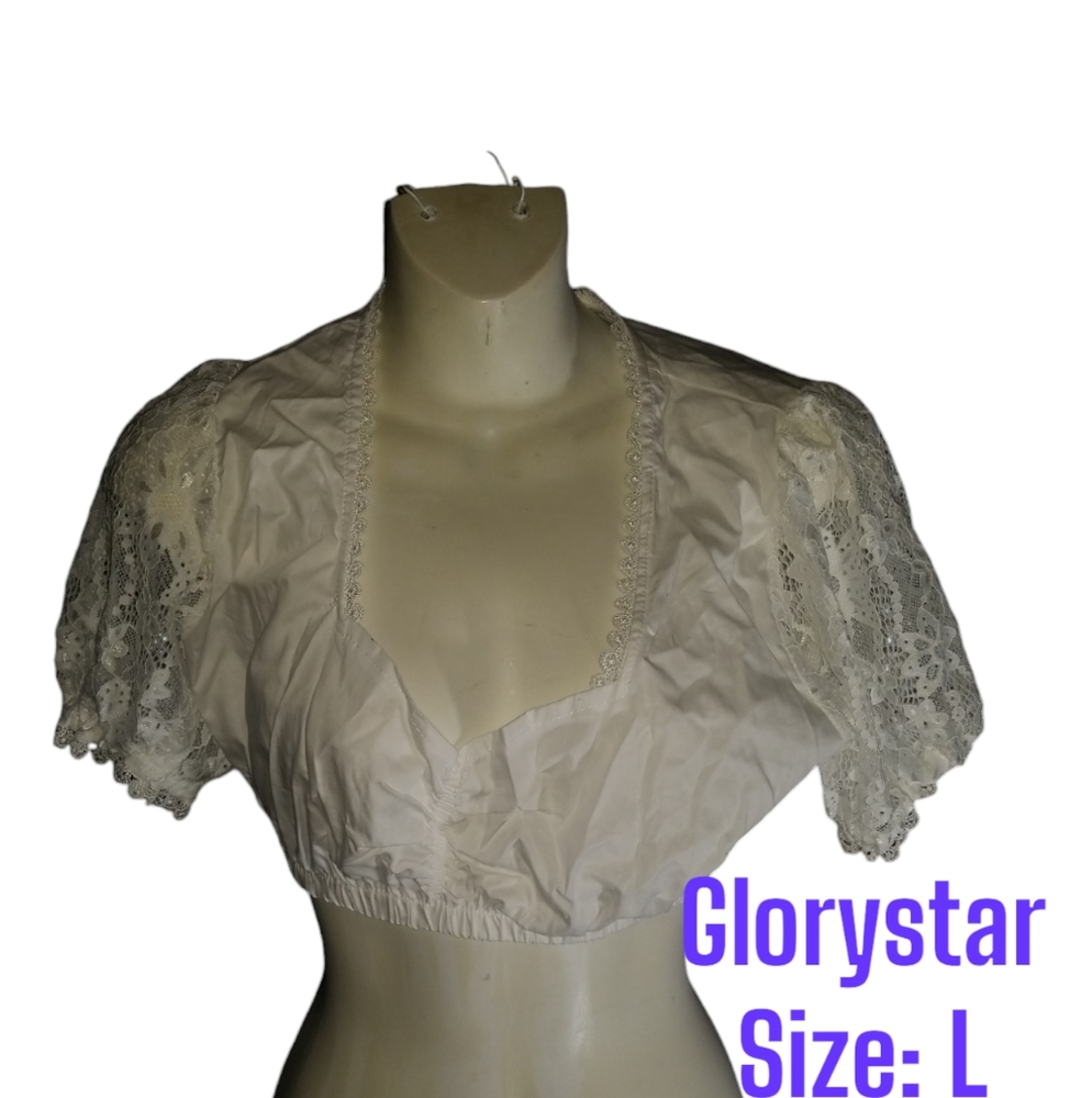 Glorystar White Lace Shrug